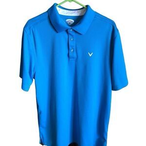 Callaway golf polo men’s Size XL blue short sleeve athletic
